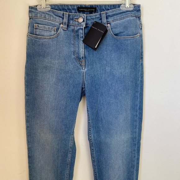 Fabiana Filippi • NWT Todi Stretch Cuff Mid-Rise Jeans - Picture 7 of 11